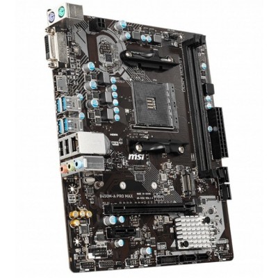 Материнcька плата MSI B450M_PRO-VDH_MAX sAM4 B450 4xDDR4 HDMI-DVI-VGA mATX
