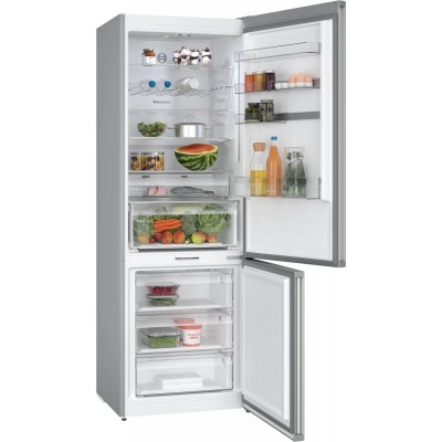 Холодильник Bosch з нижн. мороз., 203x70x67, xолод.відд.-310л, мороз.відд.-120л, 2дв., А++, NF, дисплей, нерж