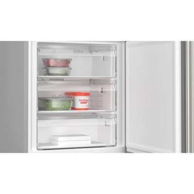 Холодильник Bosch з нижн. мороз., 203x70x67, xолод.відд.-310л, мороз.відд.-120л, 2дв., А++, NF, дисплей, нерж