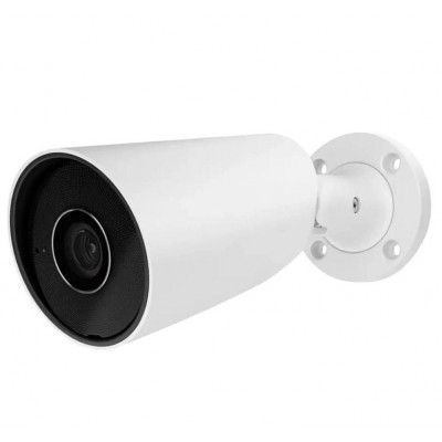 IP-Камера дротова Ajax BulletCam, 5мп, 4мм, Poe, True WDR, IP 65, ІЧ 35м, аудіо, кут огляду 75°до 85°, вулична, біла