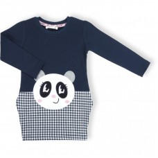 Плаття Breeze з пандою (10565-98G-blue) Плаття Breeze з пандою (10565-98G-blue)