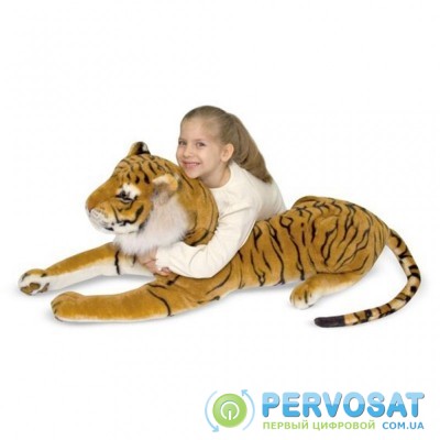 Мягкая игрушка Melissa&Doug Гигантский плюшевый тигр, 1,8 м (MD12103)