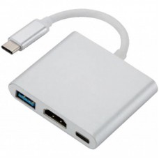 Перехідник Dynamode Dynamode USB3.1 Type-C to 1хHDMI, 1хUSB 3.0, 1хUSB Type-C Fe (Multiport USB 3.1 Type-C to HDMI) Перехідник Dynamode Dynamode USB3.1 Type-C to 1хHDMI, 1хUSB 3.0, 1хUSB Type-C Fe (Multiport USB 3.1 Type-C to HDMI)