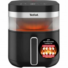 Мультипіч Tefal Easy Fry Infrared, 1850Вт, чаша-7л, сенсорне керув., 8 програм, з віконцем, пластик, чорний