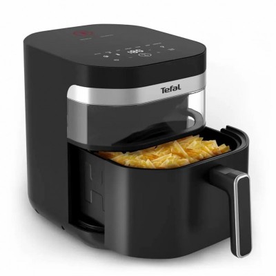 Мультипіч Tefal Easy Fry Infrared, 1850Вт, чаша-7л, сенсорне керув., 8 програм, з віконцем, пластик, чорний Мультипіч Tefal Easy Fry Infrared, 1850Вт, чаша-7л, сенсорне керув., 8 програм, з віконцем, пластик, чорний
