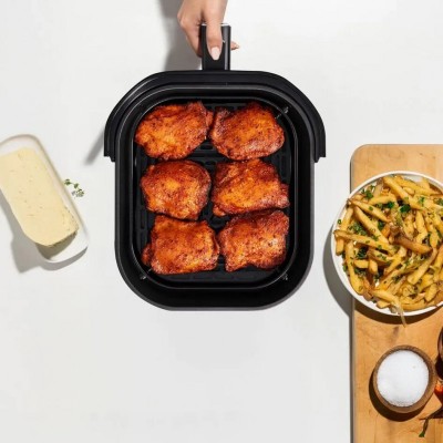 Мультипіч Tefal Easy Fry Infrared, 1850Вт, чаша-7л, сенсорне керув., 8 програм, з віконцем, пластик, чорний Мультипіч Tefal Easy Fry Infrared, 1850Вт, чаша-7л, сенсорне керув., 8 програм, з віконцем, пластик, чорний