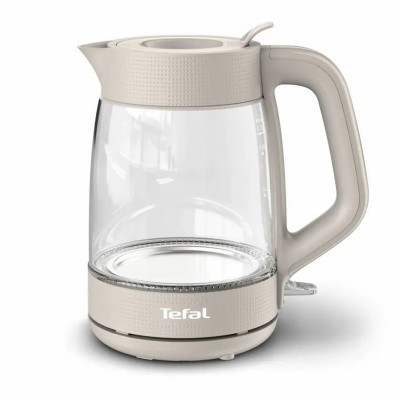 Електрочайник Tefal Morning Glass Kettle, 1.7л, скло, з підсвіткою, бежевий