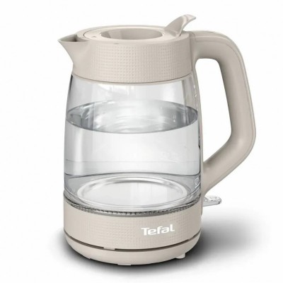 Електрочайник Tefal Morning Glass Kettle, 1.7л, скло, з підсвіткою, бежевий