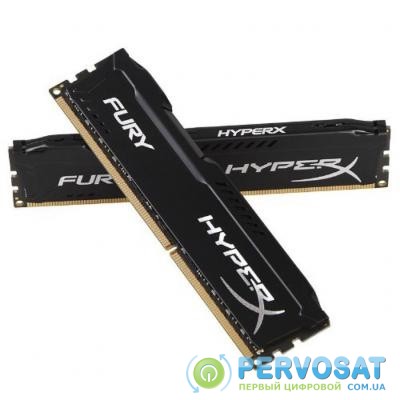 Модуль памяти для компьютера DDR4 16GB (2x8GB) 3200 MHz HyperX FURY Black Kingston (HX432C18FB2K2/16)