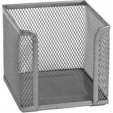Підставка-куб для листів і паперів Axent 100х100x100мм, wire mesh, silver (2112-03-A) Підставка-куб для листів і паперів Axent 100х100x100мм, wire mesh, silver (2112-03-A)