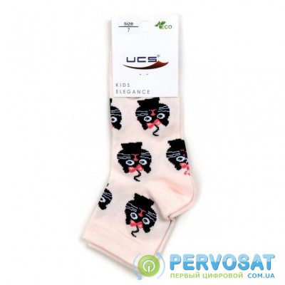 Носки UCS SOCKS с котиками (M0C0101-2115-5G-pink)