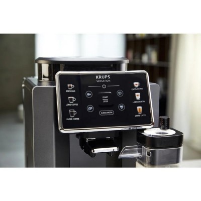 Кавомашина Krups Sensation Milk M90 1.7л, зерно, автомат.капучинатор, авторецептів - 6, чорний