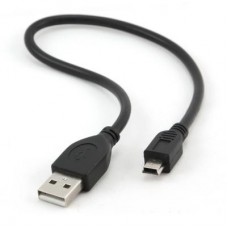 Дата кабель USB 2.0 AM to Mini 5P 0.3m Cablexpert (CCP-USB2-AM5P-1) Дата кабель USB 2.0 AM to Mini 5P 0.3m Cablexpert (CCP-USB2-AM5P-1)