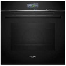 Духова шафа Siemens електрична, 71л, A+, пара, дисплей, конвекція, чорний