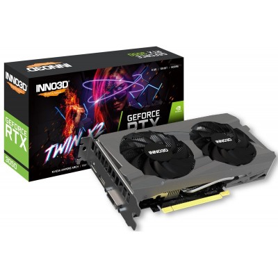 Відеокарта INNO3D GeForce RTX 3050 8GB GDDR6 Twin X2