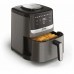 Мультипіч Tefal Easy Fry Silence, 1670Вт, чаша-5л, сенсорне керув., 10 програм, пластик, темно сірий-чорний