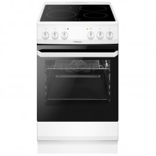 Плита Hansa електрична склокерамічна, 50х60см, 62л, білий