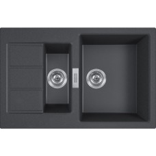 Кухонна мийка Franke Sirius 2.0 S2D 651-78 / 143.0632.385/тектонайт/ 780x500х200/ онікс