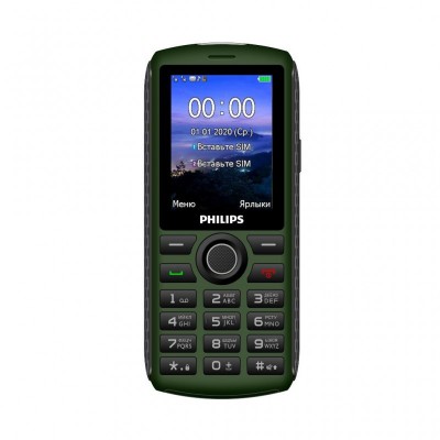 Мобильный телефон Philips Xenium E218 Green