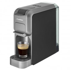 Кавоварка Catler капсульна Porto 0.8л, капсули, мелена кава, механічне керування, чорно-сірий