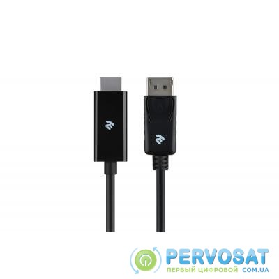 Кабель мультимедийный DisplayPort to HDMI 1.8m 2E (2E-W1705)