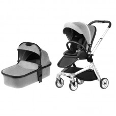 Дитяча коляска 2в1 Miqilong Luna Grey Дитяча коляска 2в1 Miqilong Luna Grey