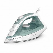 Праска Tefal Virtuo 30, 2000Вт, 240мл, паровий удар -120гр, постійна пара - 27гр, керам. підошва, біло-зелений Праска Tefal Virtuo 30, 2000Вт, 240мл, паровий удар -120гр, постійна пара - 27гр, керам. підошва, біло-зелений