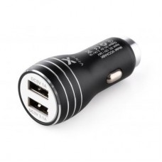 Зарядний пристрій Vinga Dual USB Car Charger aluminium 15.5W Max (VCCAABK) Зарядний пристрій Vinga Dual USB Car Charger aluminium 15.5W Max (VCCAABK)