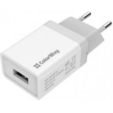 Зарядний пристрій ColorWay 1USB 1A (CW-CHS011-WT) Зарядний пристрій ColorWay 1USB 1A (CW-CHS011-WT)
