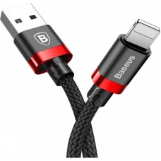 Дата кабель Baseus USB 2.0 AM to Lightning 1.0m Cafule Black-Red (CALKLF-B19) Дата кабель Baseus USB 2.0 AM to Lightning 1.0m Cafule Black-Red (CALKLF-B19)