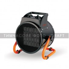 Теплова гармата електрична 2E Ceramic, 3кВт, 30м кв, 280м куб/год, керамічний нагрів. елемент (PTC), чорний Теплова гармата електрична 2E Ceramic, 3кВт, 30м кв, 280м куб/год, керамічний нагрів. елемент (PTC), чорний