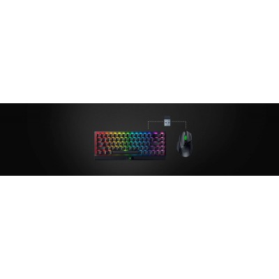 Миша Razer Basilisk V3 X HyperSpeed, RGB, WL/BT, чорний