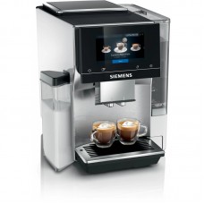 Кавомашина Siemens 2.4л, зерно + мелена, автомат.капучинатор, LED - дисплей, авторецептів - 20, чорно - срібний