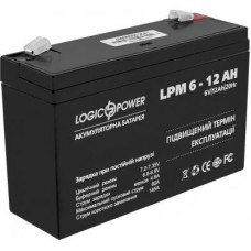 Батарея до ДБЖ LogicPower LPM 6В 12 Ач (4159) Батарея до ДБЖ LogicPower LPM 6В 12 Ач (4159)
