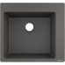 Мийка кухонна Hansgrohe S51, граніт, квадрат, без крила, 560х510х190мм, чаша - 1, накладна, S510-F450, сірий камінь