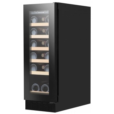 Холодильник Philco для вина, 81х30х57, холод.відд.-58л, зон - 1, бут-19, диспл, підсвітка, чорний
