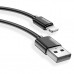 Дата кабель USB 2.0 AM to Lightning 0.3m Nets T-L801 Black T-PHOX (T-L801(0.3) Black)