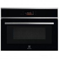 Духова шафа Electrolux електрична компактна, 42л, дисплей, конвекція, ф-ція мікрохвиль, чорний+нерж Духова шафа Electrolux електрична компактна, 42л, дисплей, конвекція, ф-ція мікрохвиль, чорний+нерж