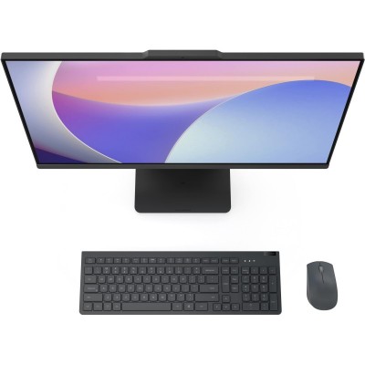 Комп'ютер персональний моноблок Lenovo IdeaCentre AIO 27ARR9 27" FHD IPS AG, AMD R5-7535HS, 16GB, F512GB, UMA, кл+м, без ОС, сірий