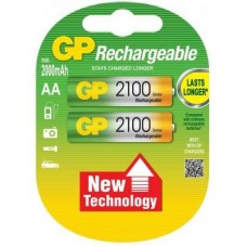 Акумулятор GP AA R6 2100mAh 1,2V * 2 (GP210AAHC-2UEC2 / 4891199055928) Акумулятор GP AA R6 2100mAh 1,2V * 2 (GP210AAHC-2UEC2 / 4891199055928)