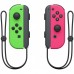 Набір 2 контроллера Joy-Con (неоновий зелений / неоновий рожевий)