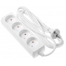Мережевий подовжувач 2E 4 розетки, 3м (2E-U04M3) Мережевий подовжувач 2E 4 розетки, 3м (2E-U04M3)