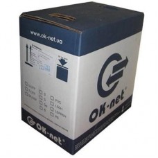 Кабель мережевий OK-Net UTP 305м Cat.6 4х2х0,54 Indoor (КПВ-ВП (250) 4х2х0,54) Кабель мережевий OK-Net UTP 305м Cat.6 4х2х0,54 Indoor (КПВ-ВП (250) 4х2х0,54)