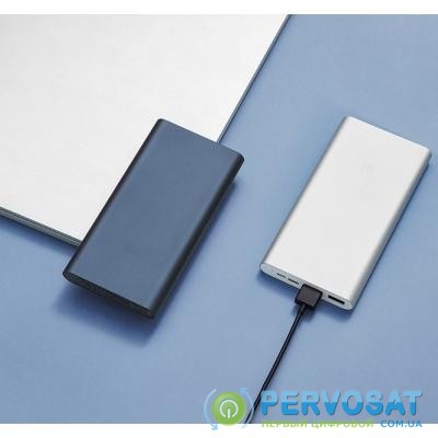 Батарея универсальная Xiaomi Mi 3 NEW Power bank 10000mAh QC2.0 in/out, PLM13ZM, Black (VXN4260CN / 575607)