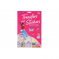 Набір перевідних наклейок Scribble Down з онлайн додатком Казка про принцесу, А4 Набір перевідних наклейок Scribble Down з онлайн додатком Казка про принцесу, А4