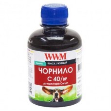 Чорнило WWM CANON PG40/50/PGI5/BCI15 BlackPigment (C40/BP) Чорнило WWM CANON PG40/50/PGI5/BCI15 BlackPigment (C40/BP)