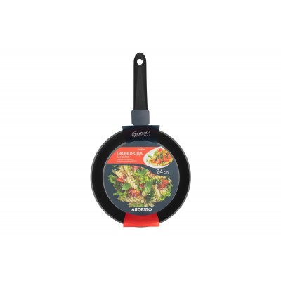 Сковорода Ardesto Gemini Gourmet Aosta, 24см, алюміній, чорний
