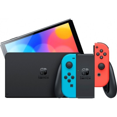 Ігрова консоль Nintendo Switch OLED (неоновий червоний/неоновий синій)