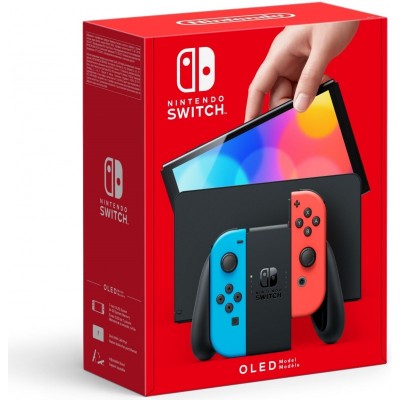 Ігрова консоль Nintendo Switch OLED (неоновий червоний/неоновий синій)