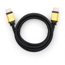 Кабель мультимедійний HDMI to HDMI 1.8 m metal V2.0 Vinga (VCPDCHDMI2VMM1.8BK) Кабель мультимедійний HDMI to HDMI 1.8 m metal V2.0 Vinga (VCPDCHDMI2VMM1.8BK)